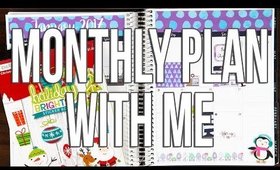 Erin Condren Life Planner Monthly Plan with Me | January 2017