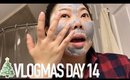 VLOGMAS DAY 14 🎄WORK WORK WORK, SEPHORA COLLECTION MUD MASK | MakeupANNimal