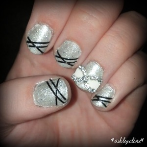 My nails for Homecoming this year! :) 
Instagram/Twitter: @ashleyycline