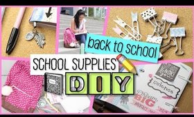 DIY School Supplies - 5 Easy Projects + GIVEAWAY | #SCHOOLSIMPLIFIED