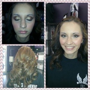 Makeup and style for graduation