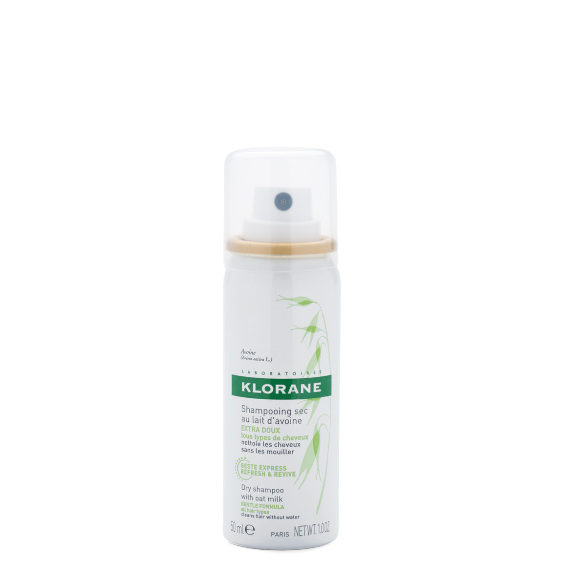 Klorane Dry Shampoo with Oat Milk Aerosol 1.0 oz alternative view 1 - product swatch.