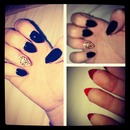 Leopard print nails :) 