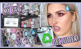 🔪 ORGANIZE AND DECLUTTER MY MAKEUP COLLECTION! 😏 GLITTER & COLOURPOP STUFF