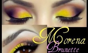 Piel morena maquillaje / Brunette skin eye makeup