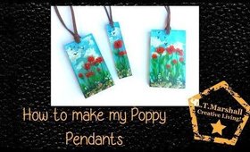 How to make my poppy scene pendants