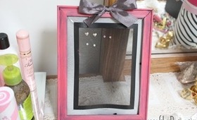 DIY Earring Holder Frame