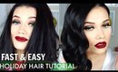 FAST & EASY Holiday Hair Tutorial
