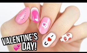 Valentine's Day Nail Art For Beginners Using A TOOTHPICK!