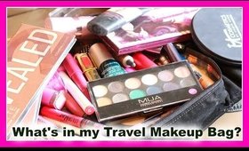 WHAT'S IN MY TRAVEL MAKEUP BAG? | 2015 DIVAMAKEUPQUEEN