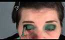 Smokey Teal/Green Eyes with Maybelline color tattoo