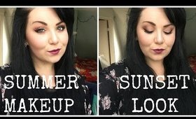 SUMMER SUNSET MAKEUP LOOK I J.R. BEAUTY I