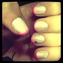 pink princess nails