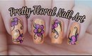 Pretty Floral Nail Art Tutorial | Step by Step Nail Design | Stephyclaws