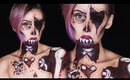 (Time Lapse Style) Valentine's Zombie Makeup | Courtney Little