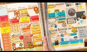 Erin Condren Life Planner Weekly Spread Flip-Through