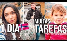 UM DIA PRODUTIVO NA NORUEGA | Vida na Noruega 🇳🇴