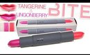 Review & Swatches: BITE Luminous Crème Lipstick Duo | Tangerine & Lingonberry