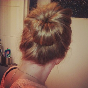 This is the bun I wear alot lately