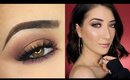 Cranberry Halo Smokey Eye & Metallic Lips Makeup Tutorial