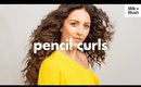 Pencil Curls With A Straightener | Milk + Blush Hair Extensions