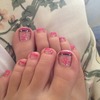 Pretty pink toes 
