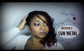 Smokey Gun Metal Makeup Look | '2015 Makeup Trends'   #SamoreLoveTV