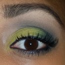 Lime Green and Navy