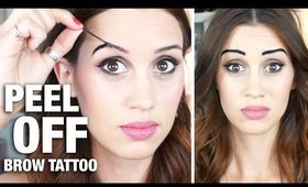 Peel Off Eyebrow Tattoos!! - DO THEY WORK?