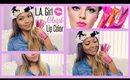 L.A Girl Glazed Lip Paint Swatches & Review | TheMaryberryLive