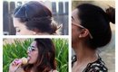3 Easy + NO HEAT Summer Hairstyles! | Dollyjaz01