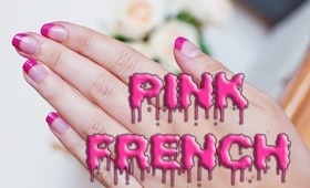 Różowy french