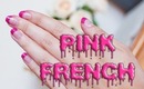 Różowy french