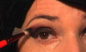 black valentine's day makeup
