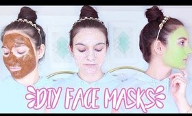 4 DIY FACE MASKS For ACNE, OILY SKIN, DRY SKIN !!