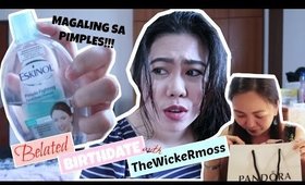 VLOG | ESKINOL PARA SA PIMPLES + MAGMAKEUP TAYO + BirthDATE with theWickeRmoss | #BECCAVLOGS