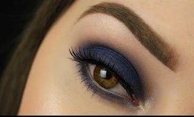 How To: Make Brown Eyes Pop! | Navy Smokey Eye