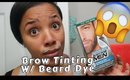 Brow Tinting At Home | DIY Brow grooming at home| Leiydbeauty