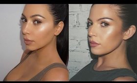 Kim Kardashian West Bronze Makeup Tutorial