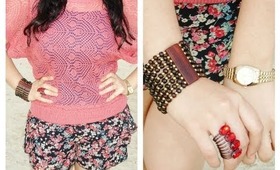 SPRING OUTFITS &makeup Primavera