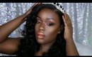 Black Bride makeup | Urban Decay HEAT palette + CLING on a my first WIG 360 lace wig
