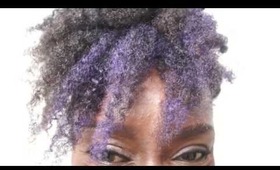 Natural Hair Updo: Type 4 Hair Party in the Front, Business in the Back. Watch!!!