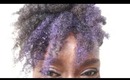 Natural Hair Updo: Type 4 Hair Party in the Front, Business in the Back. Watch!!!