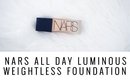 Nars all day luminous Weightless Foundation