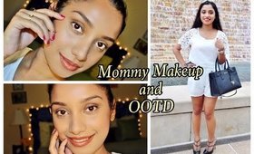 Glowing mommy makeup + OOTD.(Random chitchat)