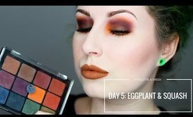 VISEART DARK MATTES - DAY 5: EGGPLANT & SQUASH | 1 PALETTE FOR A WEEK