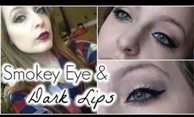 Fall Makeup Routine: Smokey Eye & Dark Lips Tutorial