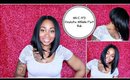 Most Realistic Synthetic Middle Part Bob Wig Ever | Rihanna "WORK" Inspired MLC159 |   Iamahair