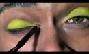 Nicki Minaj "Super Bass" Yellow Eyeshadow Tutorial Inspired by Official Music Video