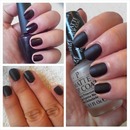 Berry Matte OPI Nails